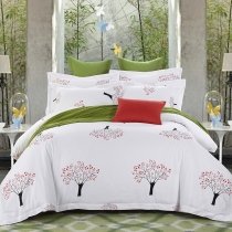 Tree Branch Pattern Contemporary Twin, Full, Queen Size Bedding Sets