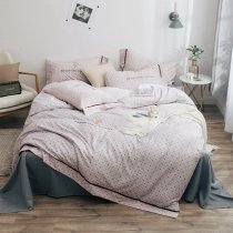 Tan and Gray Pixelated Vintage Look Masculine Full, Queen Size Bedding Sets