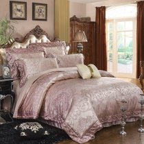 Fancy Champagne and Rose Gold Indian Bohemian Style Western Inspired Royal Style Luxury Full, Queen Size Bedding Sets
