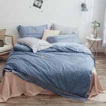 Industrial Style Fishbone Diagram Shabby Chic Full, Queen Size Bedding Sets
