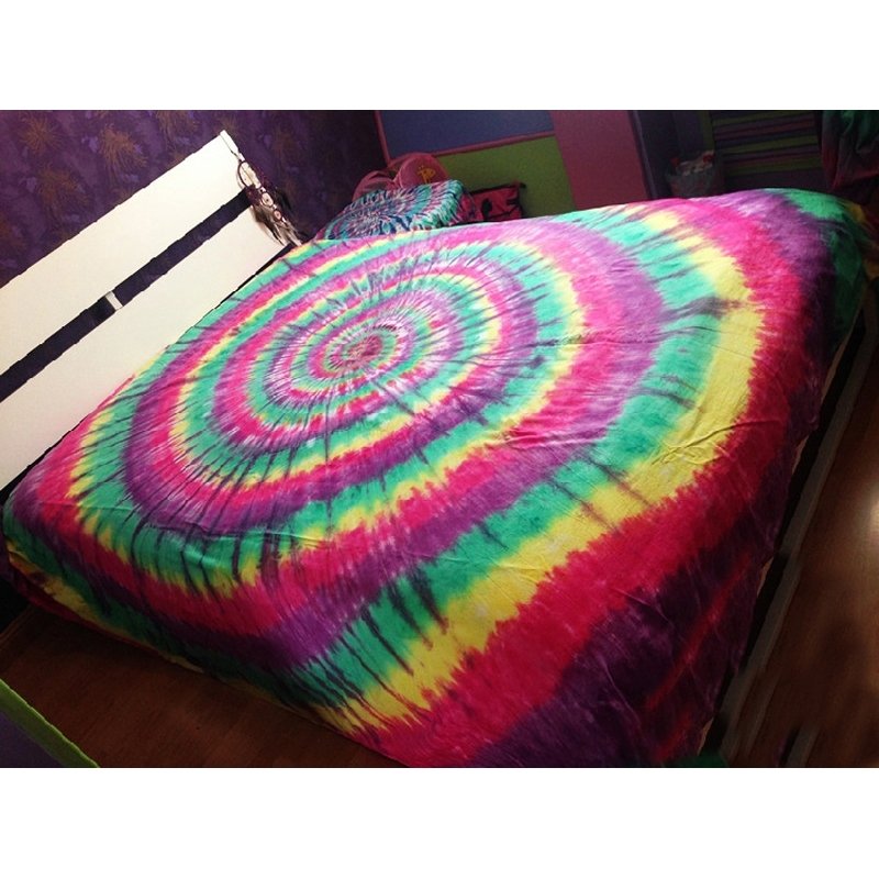 Bright Colorful Hippie Bohemian Style Fancy and Modern Neon Colored