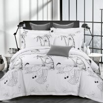 Beach Themed Tropical Hawaiian Holiday Twin, Full, Queen Size Bedding Sets