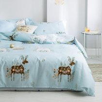 Hipster Deer and Flower Country Chic Twin, Full, Queen Size Bedding Sets