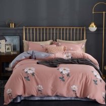 Masculine Vintage Flower Asian Inspired Full, Queen Size Bedding Sets