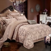 Sparkle Old Gold and Silver Indian Gothic Pattern Gypsy Themed Old World Full, Queen Size Bedding Sets