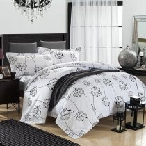 Vintage Rustic Chic Wildflower Print Twin, Full, Queen Size Bedding Sets