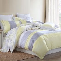 Contemporary Striped Simply Modern Chic Soft Full, Queen Size Bedding Sets