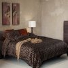 Brown and Black Sexy Leopard Print Shabby Chic 100% Egyptian Cotton Full, Queen Size Bedding Sets