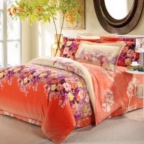 Beautiful Asian Inspired Country Chic Full, Queen Size Bedding Sets