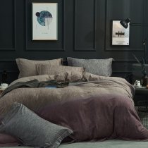 Plain Coffee Brown Solid Color Simply Shabby Chic Luxury Masculine Full, Queen Size Bedding Sets