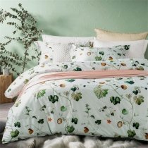 Green Bright French Country Chic Full, Queen Size Bedding Sets