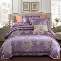 Eggplant Purple and Gold Indian Tribal Pattern Bohemian Style Shabby Chic Full, Queen Size Bedding Sets