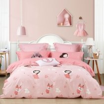 Soft Pink Fairy Princess Cute Girls Twin, Full, Queen Size Bedding Sets