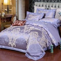 Gold and Steel Blue Indian Pattern Ethnic Inspired Royal Style Exotic Bohemian Style Shabby Chic Full, Queen Size Bedding Sets